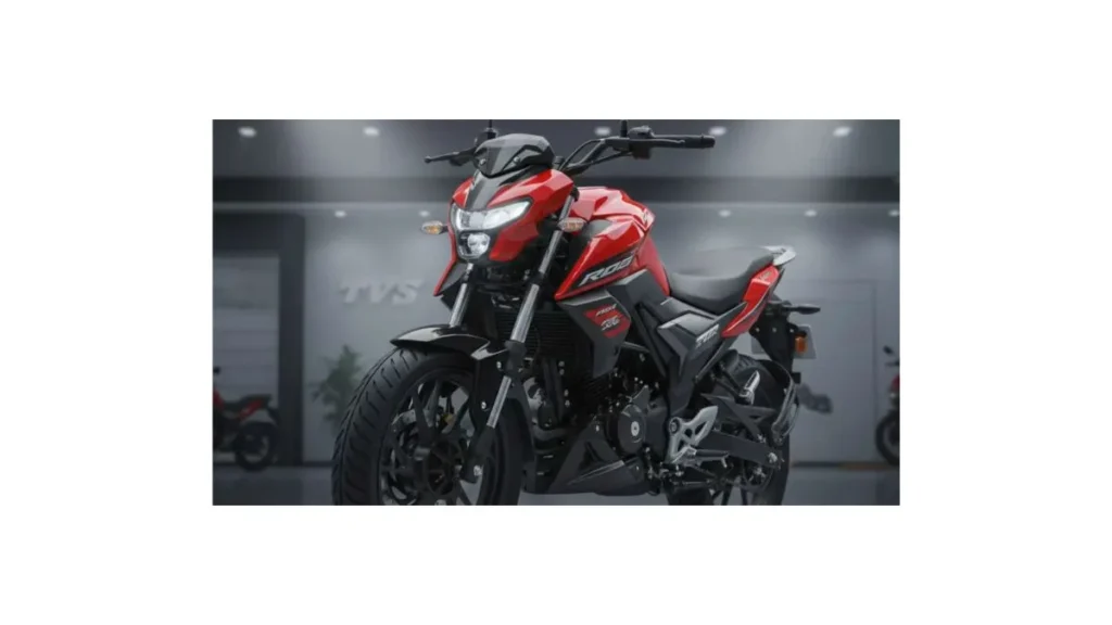 2026 TVS Raider 125 sporty commuter motorcycle with LED headlamp and TFT display