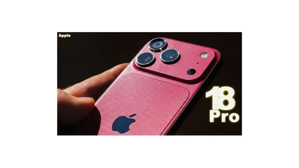Apple iPhone 18 Pink color variant with premium finish, advanced camera system, and AI-powered performance