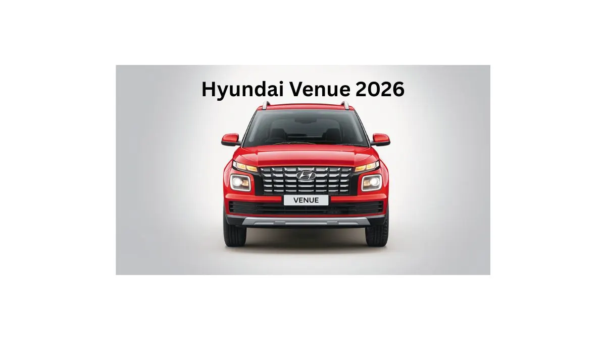 Hyundai Venue 2026 compact SUV featuring smart technology, digital display, LED DRLs, and premium exterior updates