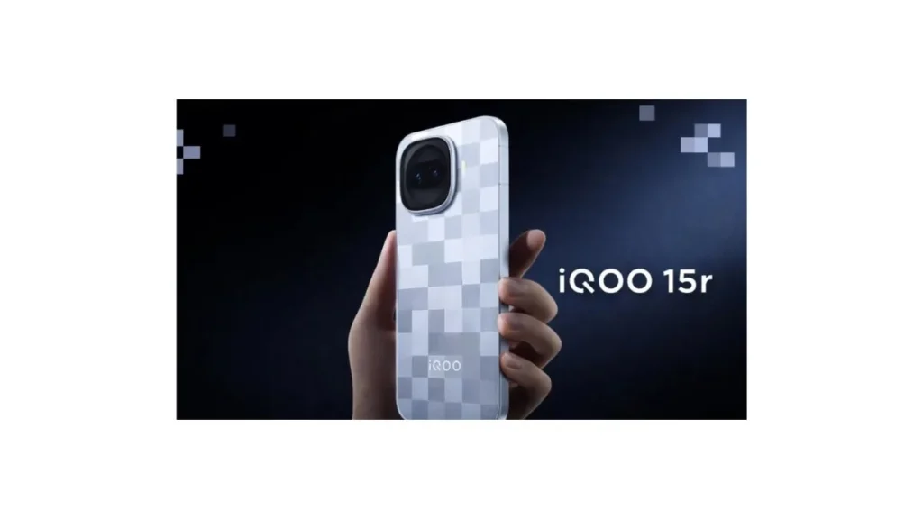 iQOO 15R leaked design showing modern camera module, slim bezels, and gaming-focused smartphone design