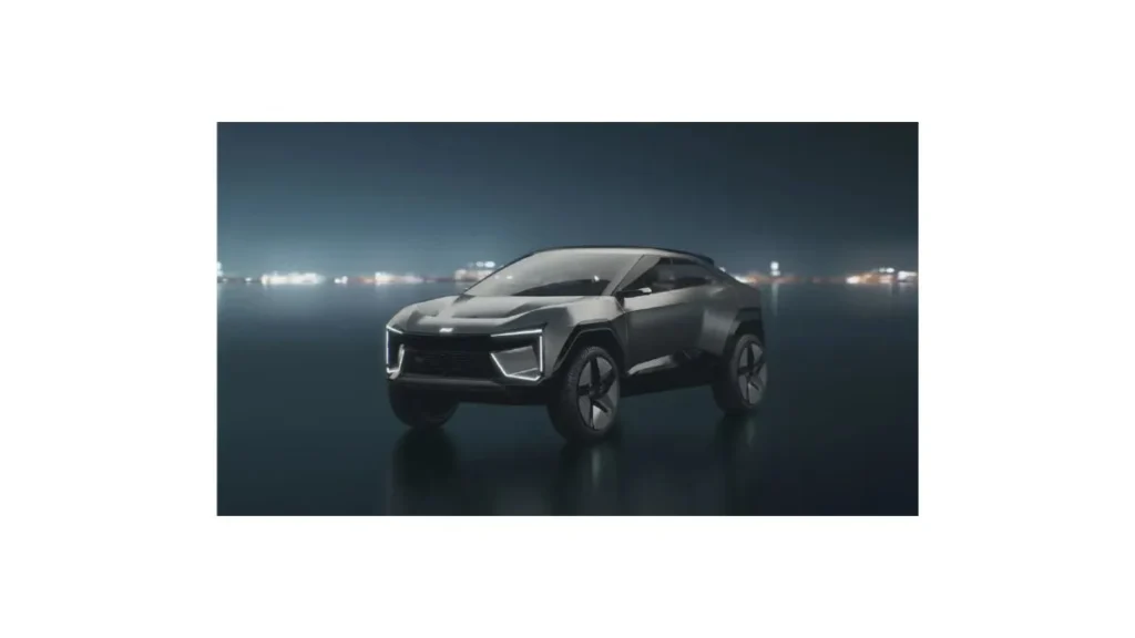 Side and front view of Mahindra Born EV SUV highlighting bold styling and modern electric SUV proportions