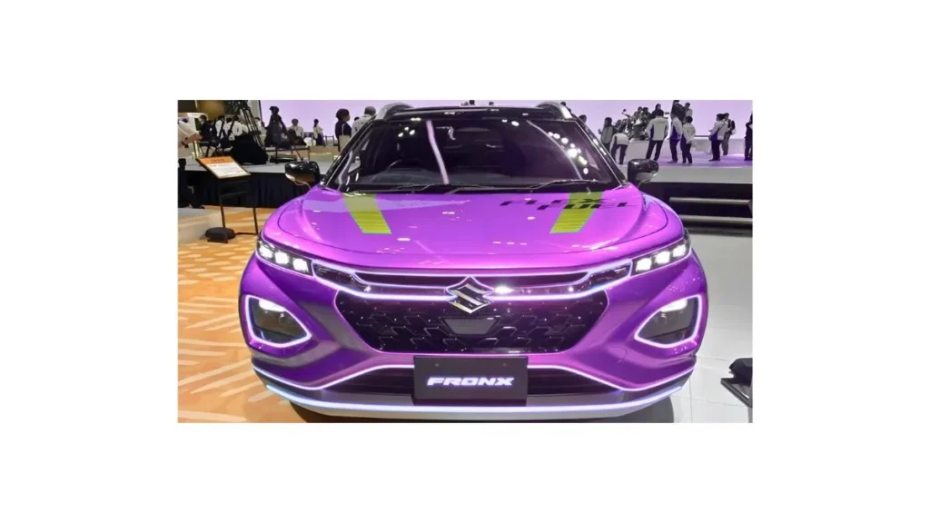 New Maruti Fronx 2026 compact SUV with coupe-style design showcased outdoors