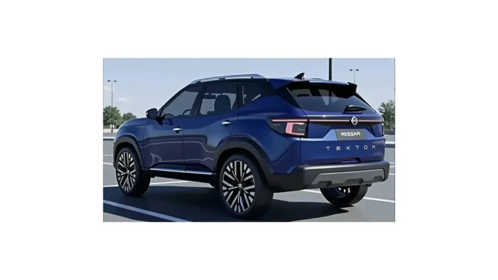 Nissan Tekton 2026 concept SUV with bold design, muscular stance, and futuristic LED lighting