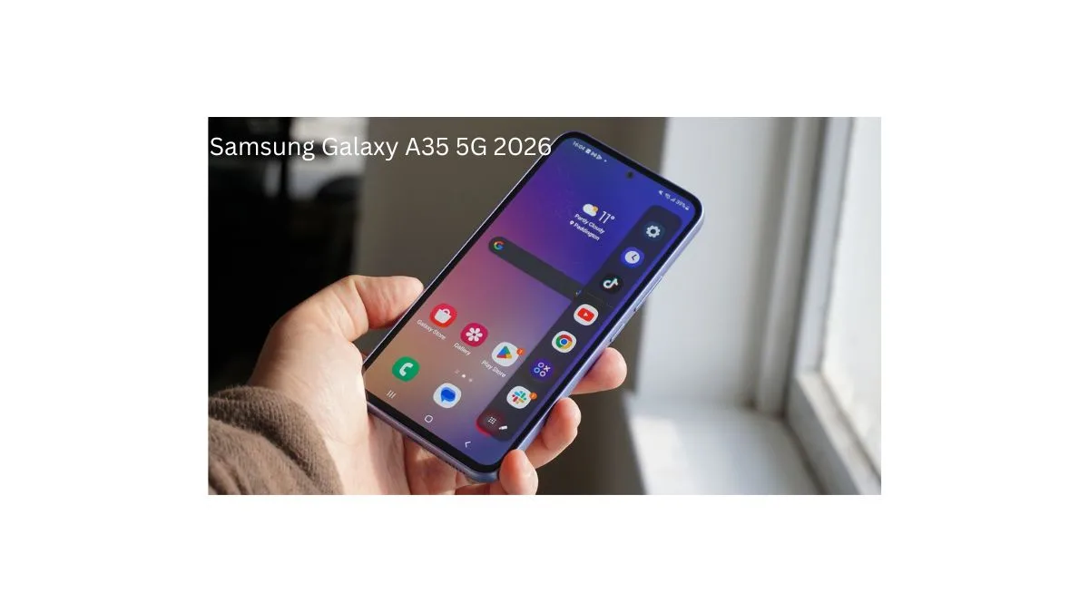 Samsung Galaxy A35 5G 2026 smartphone with AMOLED display and powerful camera