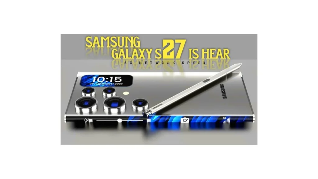 Samsung Galaxy S27 5G smartphone featuring advanced AI technology, premium design and flagship performance