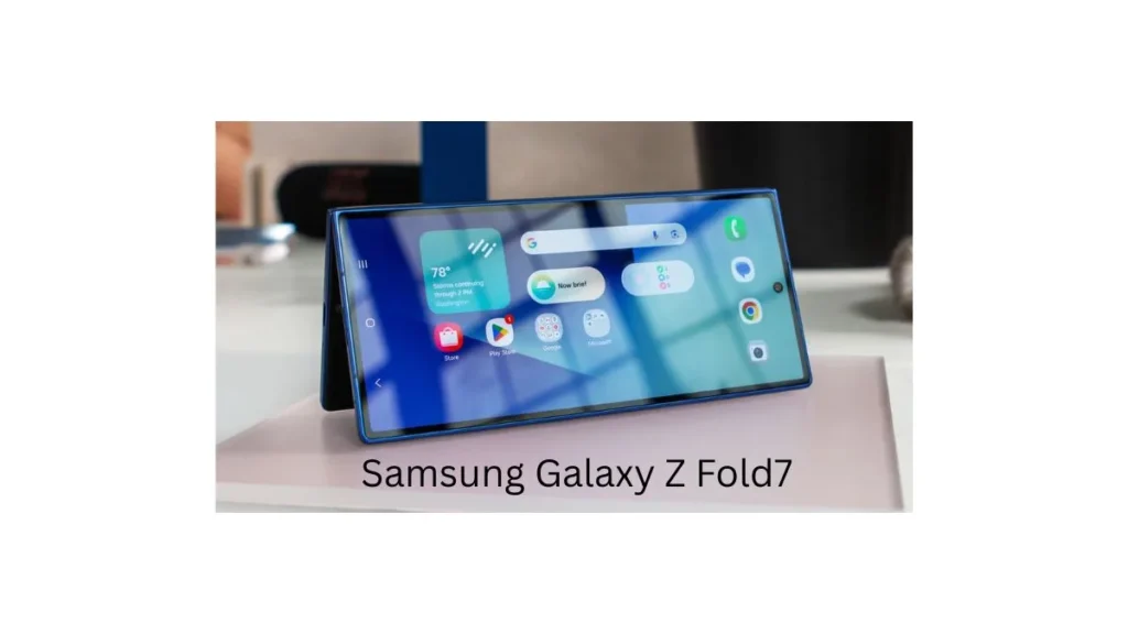 Samsung Galaxy Z Fold7 large screen foldable smartphone designed for multitasking