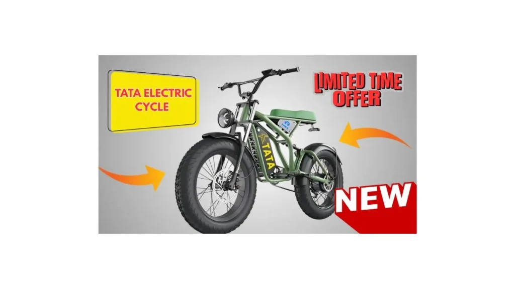 Tata Electric Cycle 2026 electric bicycle with pedal-assist motor and removable battery for city commuting