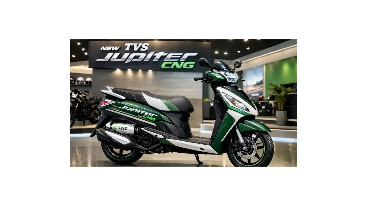 TVS Jupiter 125 CNG 2026 eco-friendly scooter with efficient engine and sleek design
