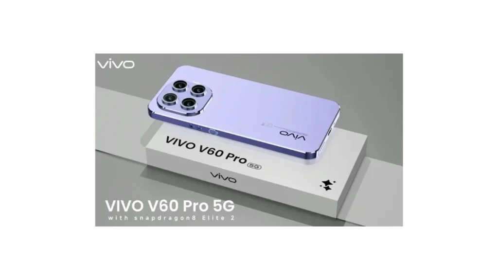 Vivo V60 5G 2026 showcasing smooth AMOLED display, long battery life, and modern design