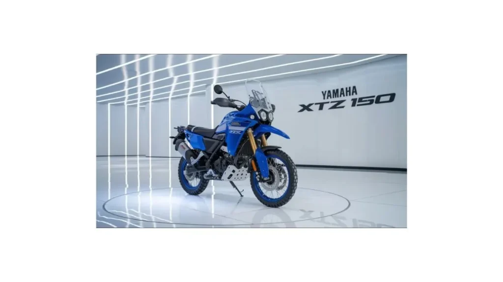 Yamaha XTZ 150 adventure motorcycle with rugged off-road design
