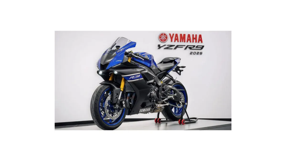 Yamaha YZF-R9 supersport motorcycle showcasing aggressive design and CP3 engine performance