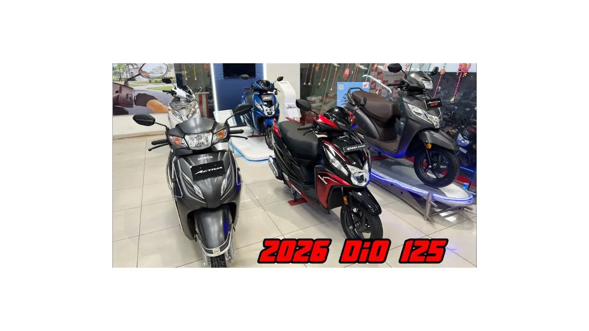 2026 Honda Dio 125 sporty scooter design