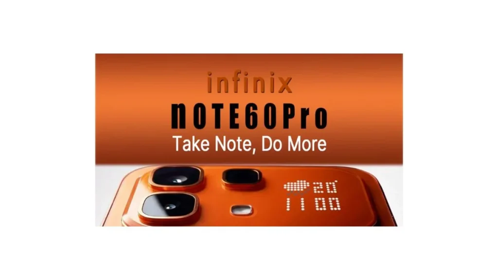 Infinix Note 60 Pro 5G featuring 144Hz AMOLED display and premium design