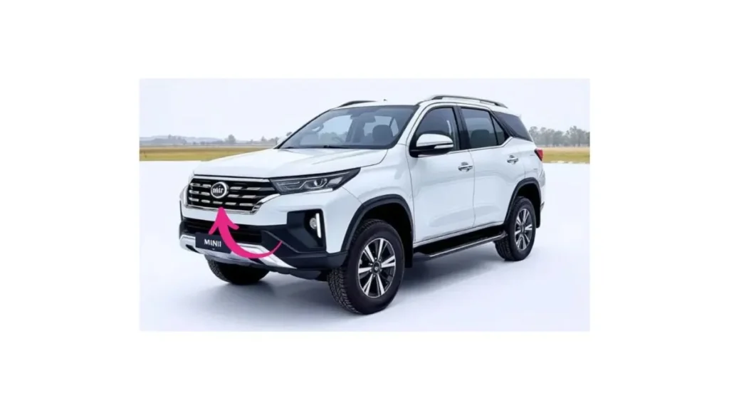 Toyota Mini Fortuner compact SUV concept 2026