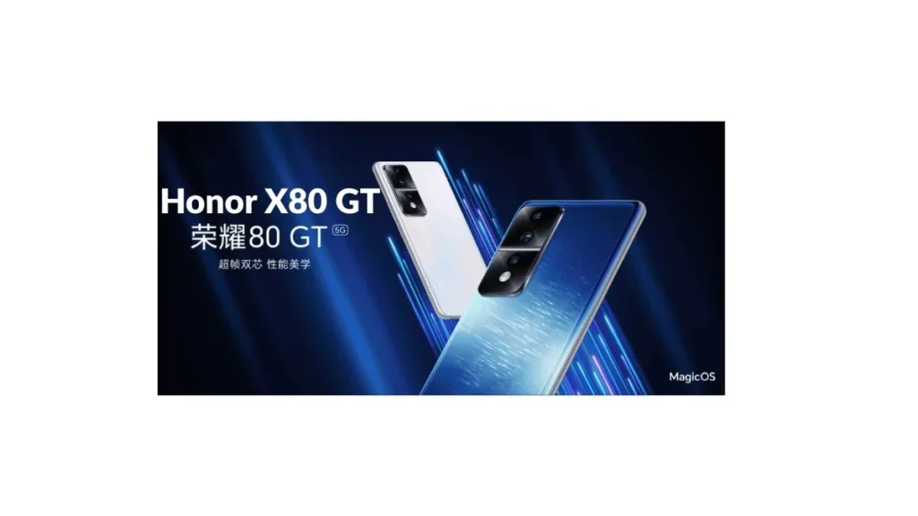 Honor X80 GT flagship killer smartphone with AMOLED display and massive battery