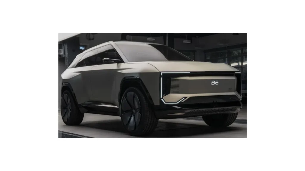 Mahindra BE.07 electric SUV spotted testing in India