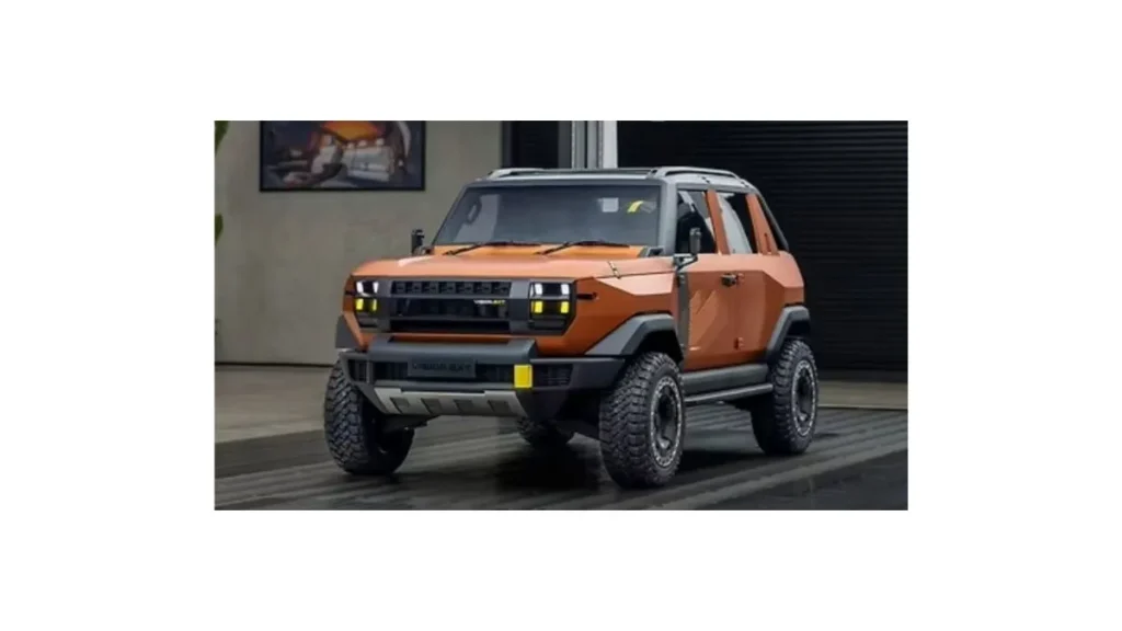 Mahindra Vision SXT futuristic rugged SUV concept with aggressive design and premium adventure styling