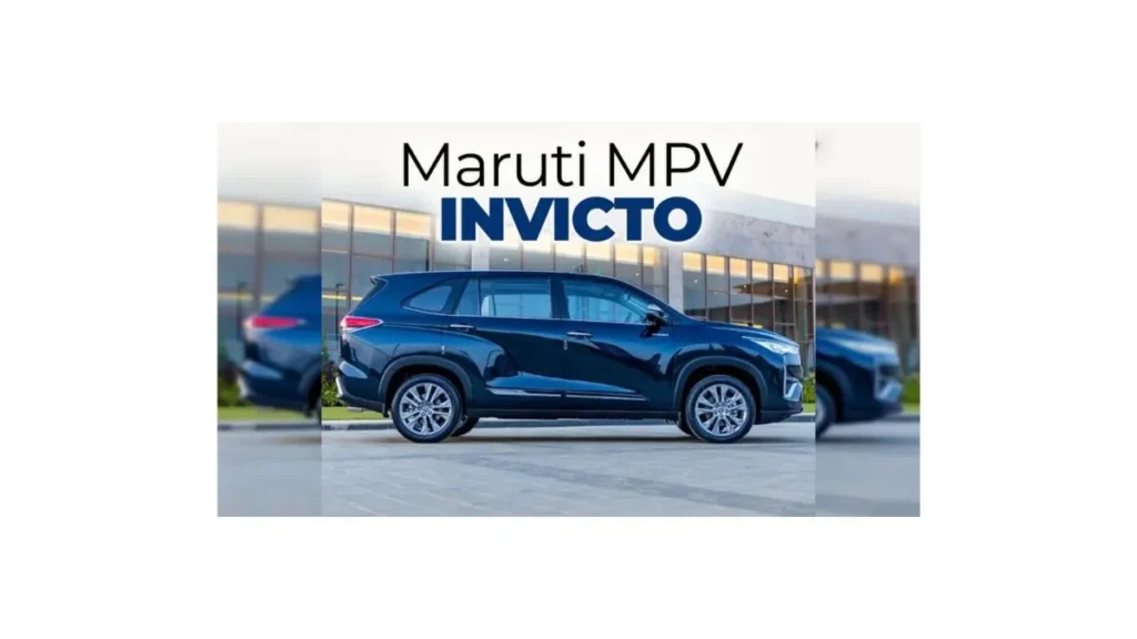 Maruti Suzuki Invicto 2026 premium hybrid MUV front view India