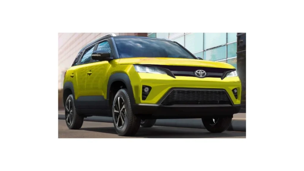 Toyota Urban Cruiser Taisor Hybrid 2026 front profile with LED DRLs and bold SUV grille in India