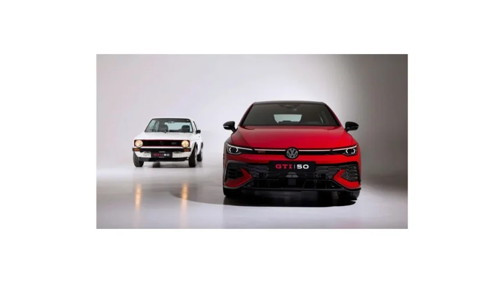 Volkswagen Golf GTI super fast hot hatch front view